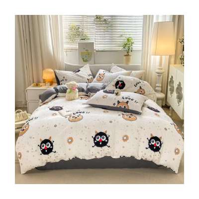 Little monster gyerek krepp ágyneműhuzat szett - 2 részes