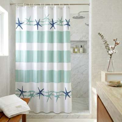 Tengericsillag mintás zuhanyfüggöny