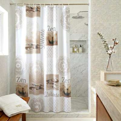Zen mintás zuhanyfüggöny