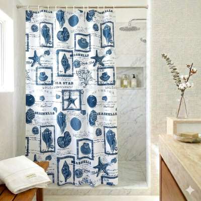 Tenger mintás zuhanyfüggöny
