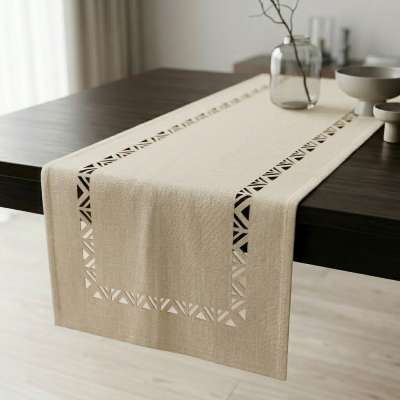 Semleges Elegancia vanília színű futó terítő 40x170cm