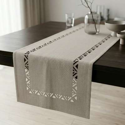 Semleges Elegancia szürkésbarna színű futó terítő 40x170cm