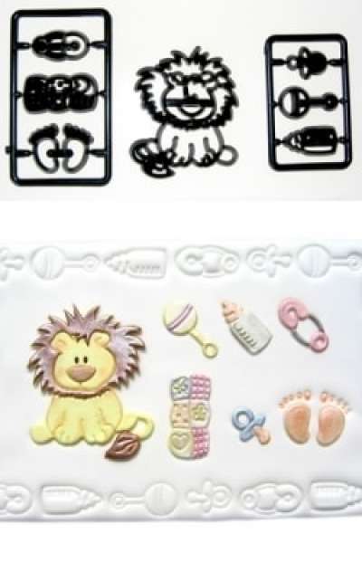 Patchwork kiszúró Oroszlán kölyök és bébi kellékek - Baby Lion & Nursery Items - Patchwork Cutters