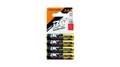 BC Extra Power Mikro Tartós Alkáli Elem AAA (LR03) B4