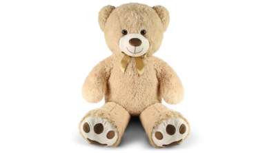 Plüss mackó, Fido 100 cm-es plüss maci, bézs