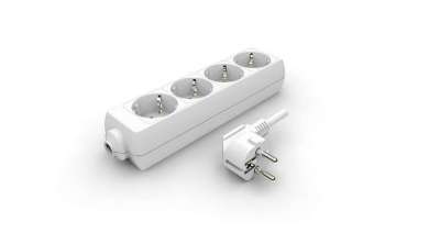 Zelux Elosztó 4x16A Foglalat 1m