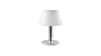 Napelemes kültéri asztali LED lámpa, meleg fehér fény, IP44, újratölthető akku