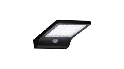 Szolár falilámpa - napelemes, mozgásérzékelős, kültéri LED világítás