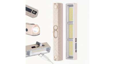 Akkus, mágneses LED munkalámpa, hideg/meleg fényű, IP65 védelemmel, dimmelhető