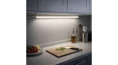 LED pult alá világítás T5 8W, 800 lumen, 4000K, 57cm, összeköthető szekrénylámpa