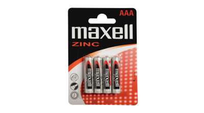 Maxell zinc féltartós AAA mikró Elem R03 B4