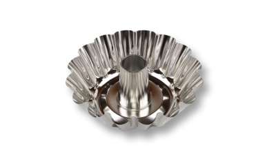 Kuglóf Sütőforma Csőrös Középpel - Klasszikus Stílus, 22 cm