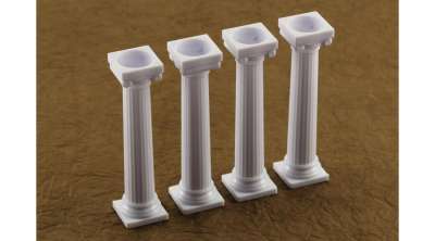 Tortaoszlop szett 4 db, 12 cm-es - profi tortakészítéshez