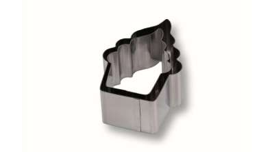 Muffin alakú rozsdamentes 2 részes tálaló gyűrű