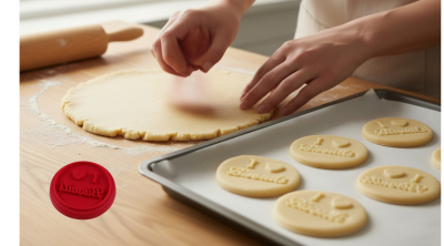 Szilikon Sütipecsét Fej – I Love Biscuits Design