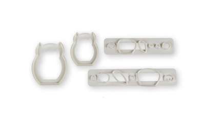 Bagoly alakú fondant kiszúró készlet – Torta díszítéshez