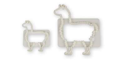 Lámák fondant kiszúró készlet