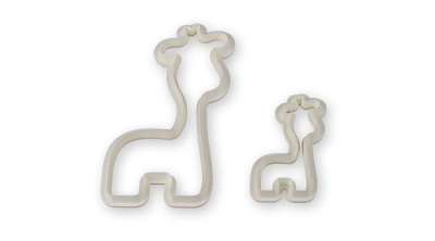 Zsiráf Formájú Fondant Kiszúró – 3 Darabos, Cukrászati Szett