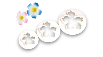 3 részes Hawaii virág fondant kiszúró készlet