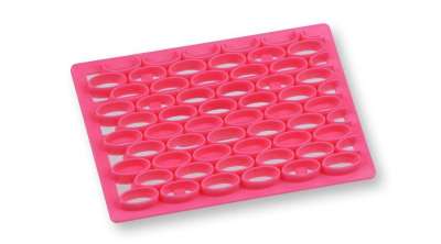 Ovális mintás fondant mintázó rács