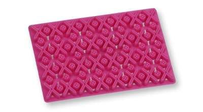 Virág és X mintás fondant mintázó rács