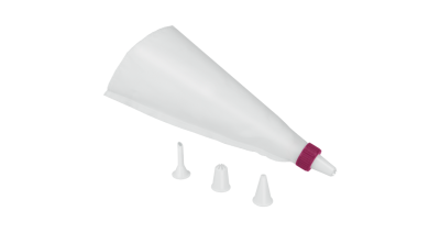 Műanyag Metaltex habzsákos tortadíszítő készlet