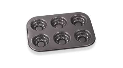 6 adagos minikuglóf sütőforma