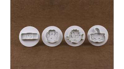 Cica, tappancs és gömbhal fondant kiszúró készlet