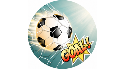 Focilabda a kapuban GOAL – focis tortaostya