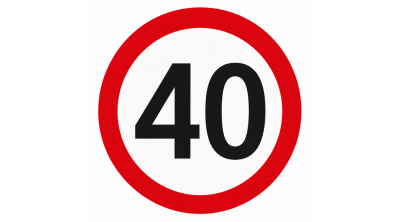 40. szülinapi – torta ostyalap tortára