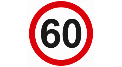 60. szülinapi – 20 cm-es kerek torta ostyalap tortára