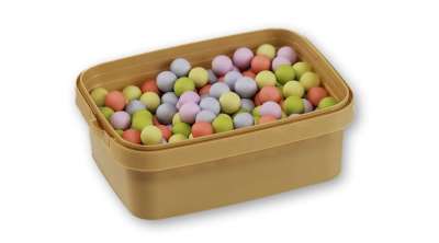 Pasztell színű matt cukorral bevont csokigolyó 200 g