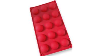 15 adagos félgömb szilikon sütőforma – bonbon, desszert és csokigolyó készítő