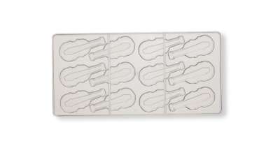 Hegedű Alakú Bonbonforma – 12 Adagos Polikarbonát