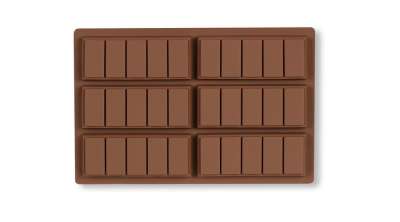Téglalap Alakú Csokoládéforma – 6 Adagos Szilikon Csokiforma