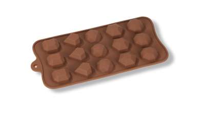 Szilikon Pralinéforma – Drágakő Alakú, 15 Részes