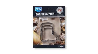 3 részes csizma alakú süti kiszúró készlet