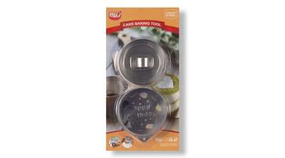 2 részes mini tortakarika díszítő sablonnal