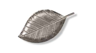 44 cm-es levél alakú fém kínálótálca
