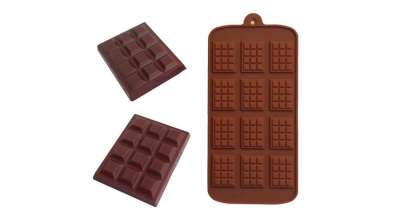 Mini Táblás Csokoládé Forma – Szilikon Öntőforma