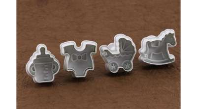 Baba keksz és fondant kiszúró készlet – Torta díszítéshez