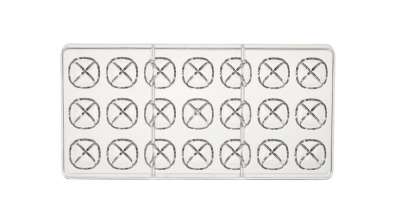 21 Adagos Félgömb Bonbon Öntőforma – Profi Polikarbonát