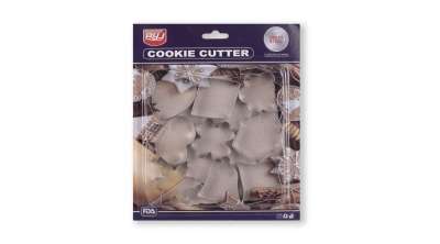 Fém Sütikiszúró Készlet – 9 db-os Vegyes Formák Süteményekhez és Dekoráláshoz