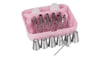 Professzionális Díszítőcső Készlet - 38 Részes Tortadíszítő Szett