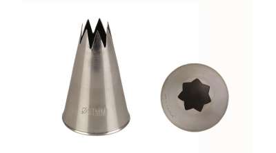 17 mm-es rozsdamentes csillag alakú nagyméretű díszítőcső