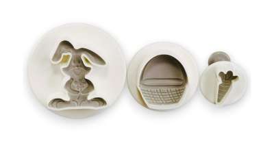 Húsvéti Fondant Kiszúró Készlet – 3 Részes Rugós