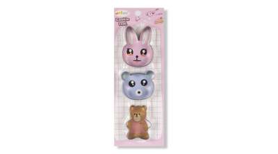 Nyuszi és maci süti kiszúró készlet – 3 formás szett gyerekeknek