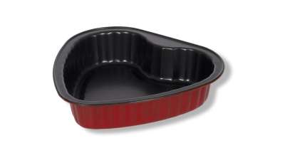 20 cm-es szív alakú fém piteforma