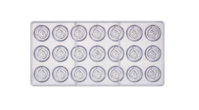 21 Adagos Rózsa Bonbon Készítő Forma – Polikarbonát, Profi Minőség