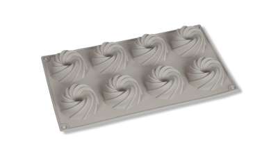 Csavart Minikuglóf Szilikon Sütőforma – 8 Adagos